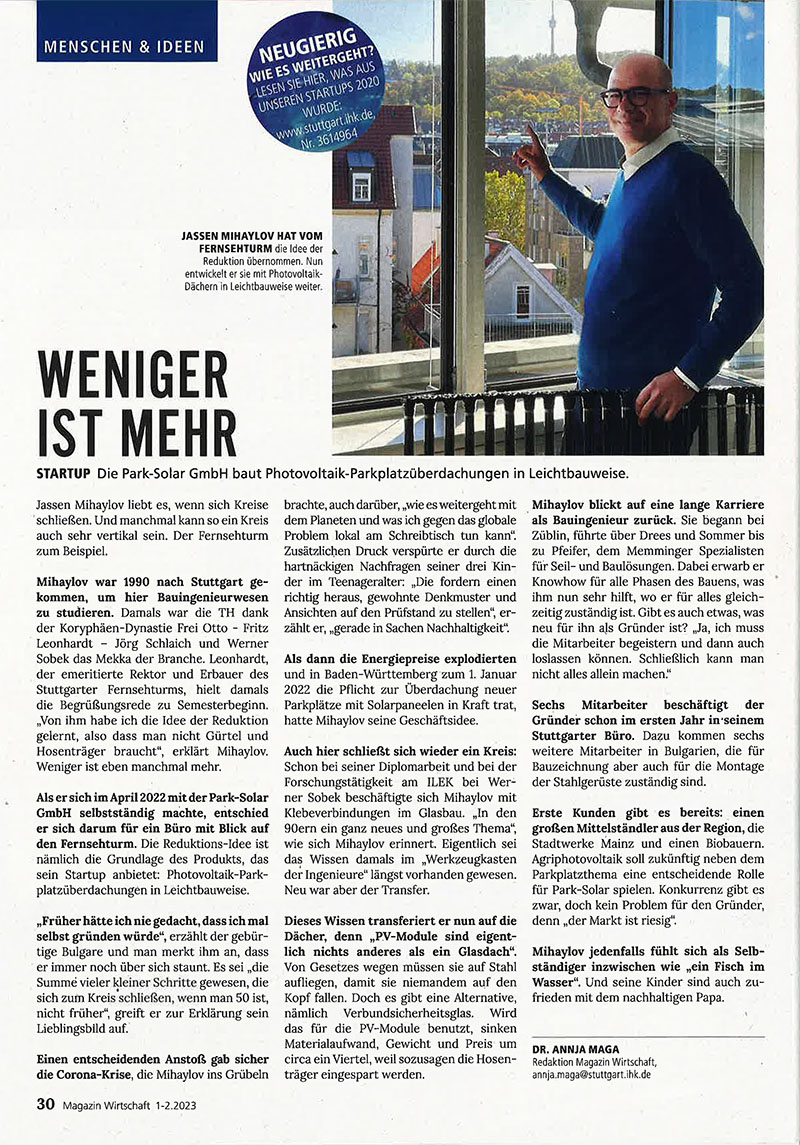 IHK Magazin Wirtschaft 1-2-2023
